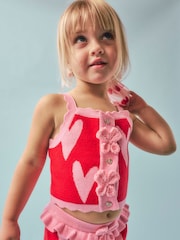 River Island Knitted Heart Blomber Set - Image 6 of 6