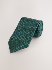 그린 - Geometric Print Design Tie - 3의 이미지 1