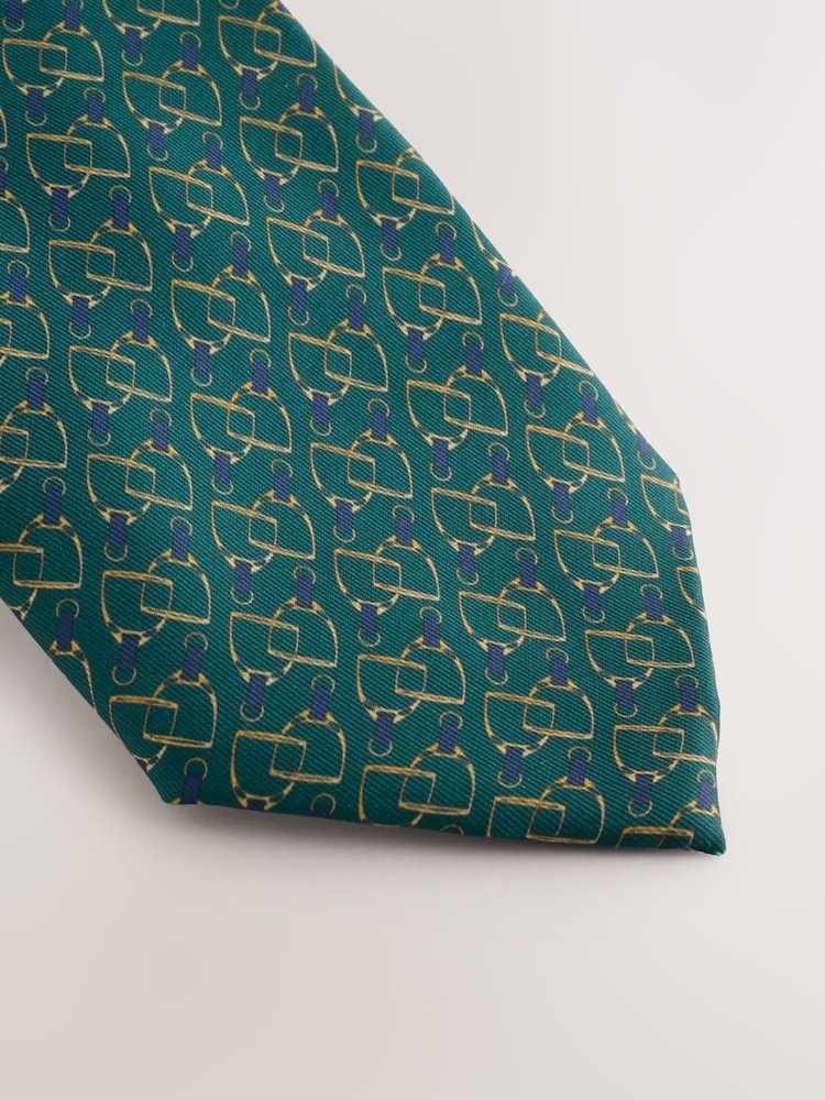 그린 - Geometric Print Design Tie - 3의 이미지 2