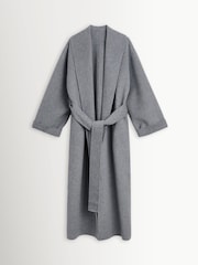By Malene Birger Grey Trullem Wool Blend Coat - Image 5 of 5