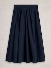 White Stuff Blue Abigail Midi Skirt - Image 5 of 6