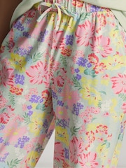 JD Williams Blue Floral Pyjamas Set - Image 4 of 4