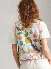 White Stuff White Mia Gilet - Image 3 of 6