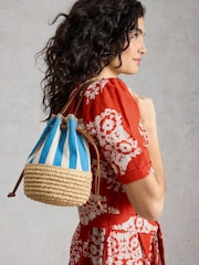 White Stuff Red Val Linen Blend Dress - Image 4 of 6