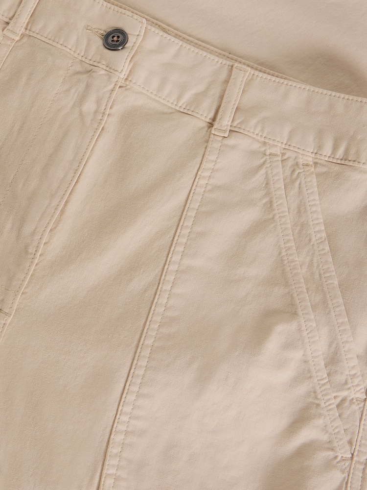 White Stuff Natural Twister Wide Leg Chino Trousers - Image 6 of 6