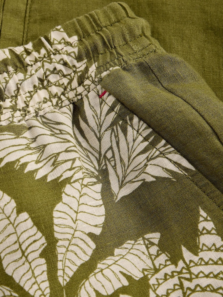 White Stuff Green Belle Linen Shorts - Image 6 of 6 White Stuff Green Belle Linen Shorts - Image 6 of 6