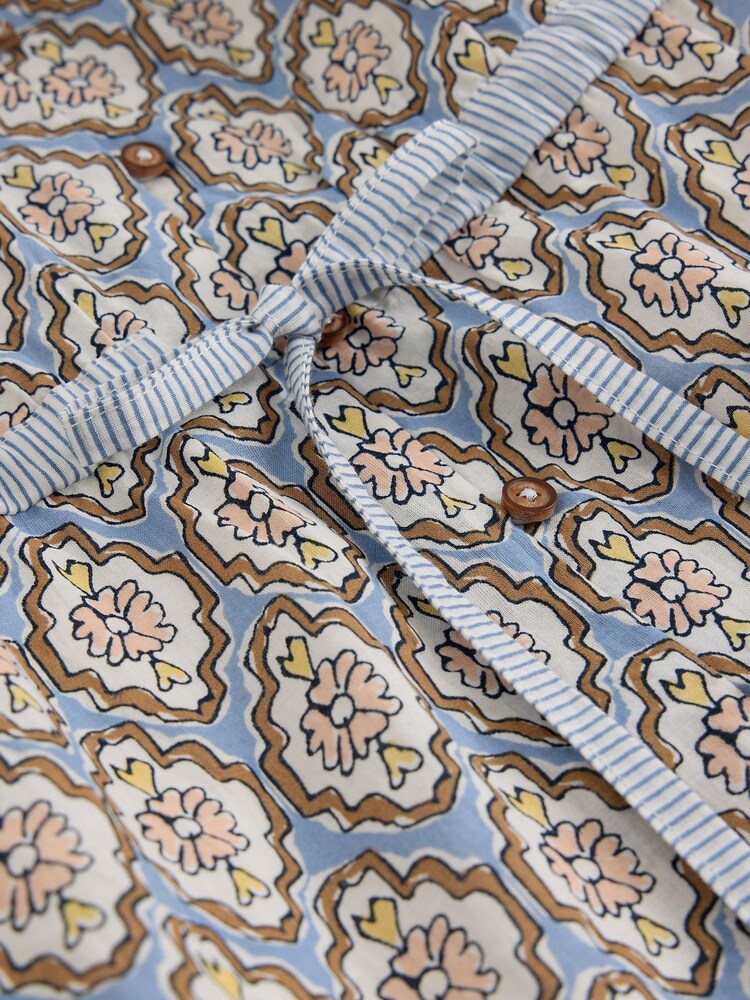 White Stuff Blue Ariel Midi Dress - Image 6 of 6