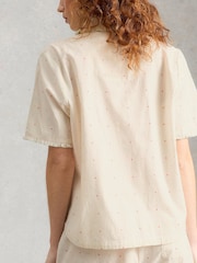 White Stuff Nelly Short Sleeve Pyjamas Shirt - صورة 2 من 6
