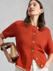 White Stuff Isabella Kurzarm-Strickjacke - Bild 1 von 6