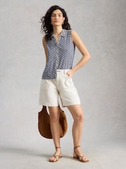 White Stuff Amy Sleeveless Shirt - 6의 이미지 1