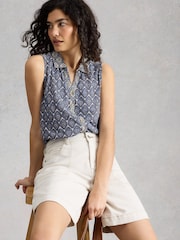 White Stuff Amy Sleeveless Shirt - 6의 이미지 2