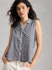 White Stuff Amy Sleeveless Shirt - 6의 이미지 3