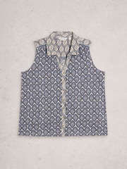 White Stuff Amy Sleeveless Shirt - 6의 이미지 5