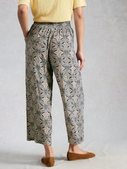 White Stuff Blue Shelly Blend Culottes - Image 2 of 6