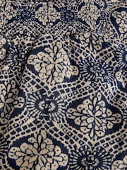 White Stuff Blue Shelly Blend Culottes - Image 6 of 6