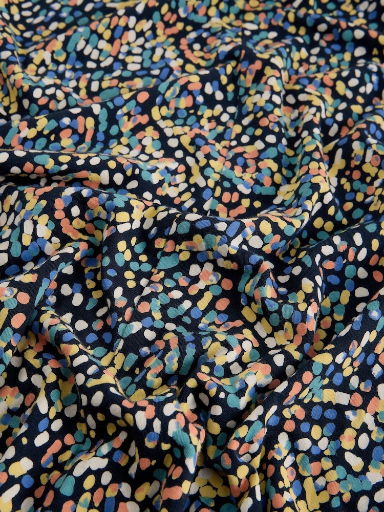 White Stuff Blue Megan Jersey Dress - Image 6 of 6