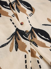 White Stuff White Bianca Linen Tunic - Image 6 of 6