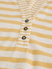 White Stuff Yellow Nora Notch Stripe Vest - Image 6 of 6