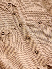 White Stuff Natural Tiff Linen Blend Shirt Dress - Image 7 of 7