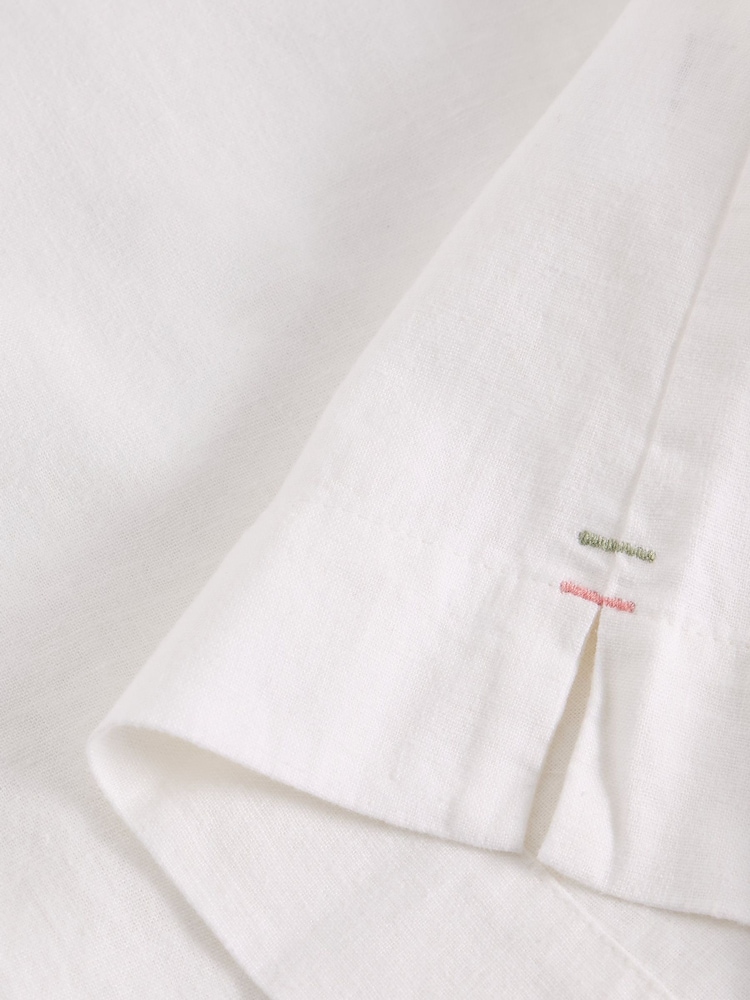 White Stuff White Paradise Linen Vest - Image 6 of 6