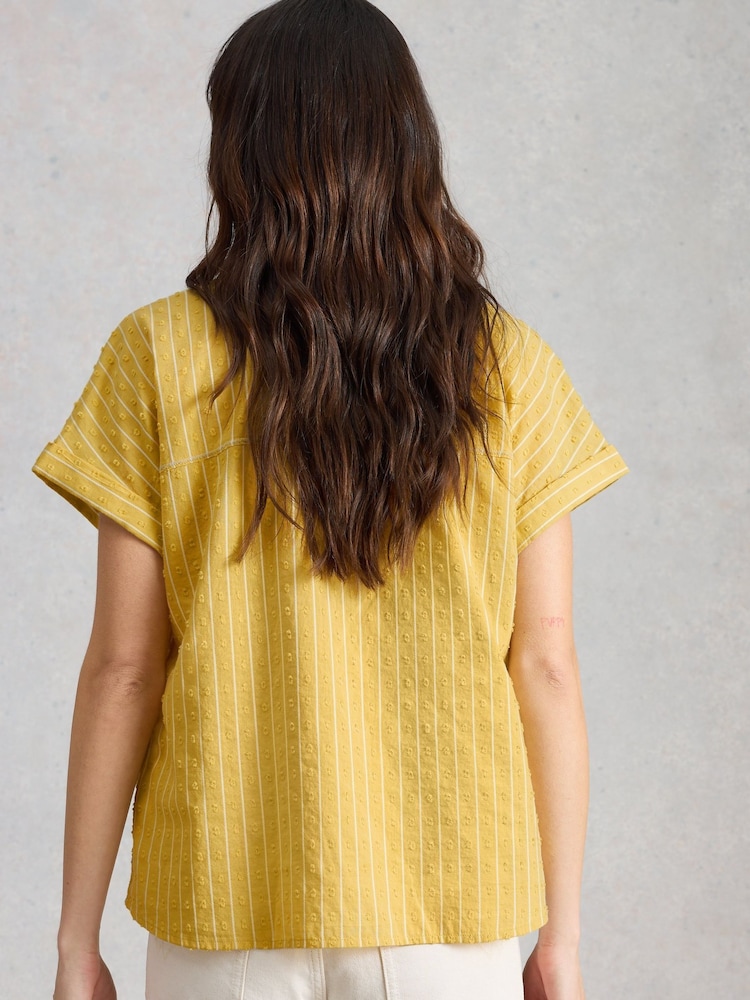 Желтый - Рубашка на пуговицах White Stuff Orla - Изображение 2 6