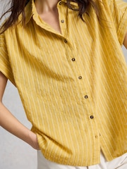 Желтый - Рубашка на пуговицах White Stuff Orla - Изображение 4 6