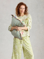 White Stuff Green Maya Boxy Printed Pyjamas - Image 4 of 6