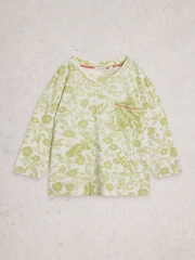 White Stuff Green Maya Boxy Printed Pyjamas - Image 5 of 6