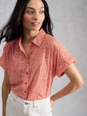 Красный - Рубашка на пуговицах White Stuff Orla - Изображение 1 6