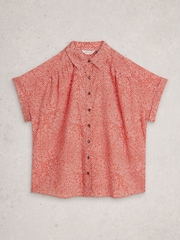 Красный - Рубашка на пуговицах White Stuff Orla - Изображение 5 6