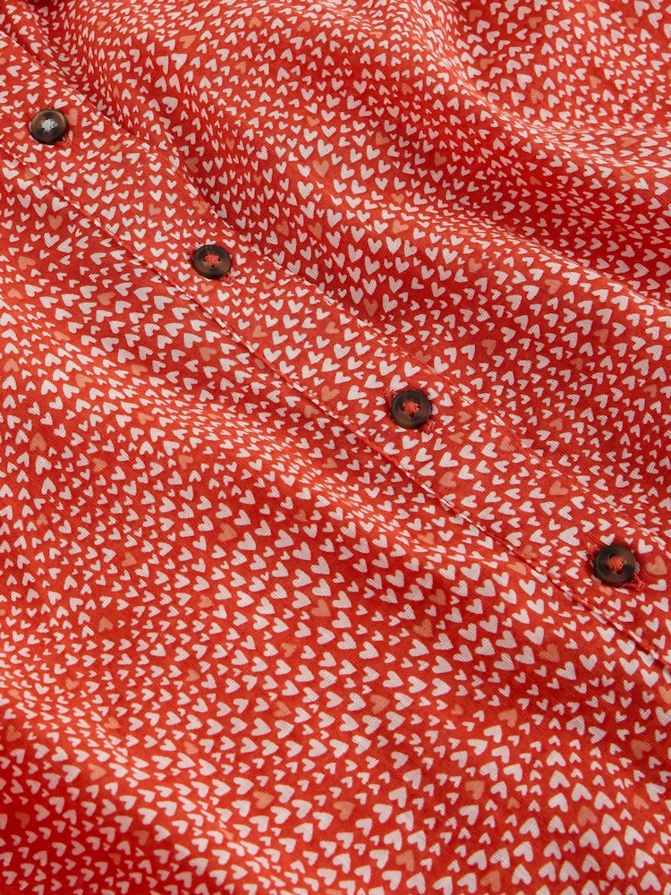 Красный - Рубашка на пуговицах White Stuff Orla - Изображение 6 6