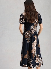 White Stuff Navy Blue Leah Jersey Dress - Image 2 of 6