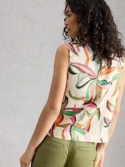 White Stuff Natural Matilda Linen Vest - Image 2 of 6