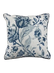 Laura Ashley Blue Adwick Trail Indoor and Outdoor Scatter Cushion - Image 3 of 5