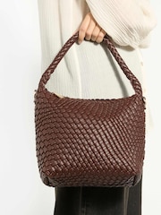 Dune London Brown Deliberate M Shoulder Bag - Image 5 of 5