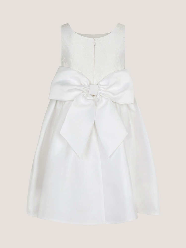 Monsoon Cream Juno Lace Bodice Party Dress - Image 2 of 3 Monsoon Cream Juno Lace Bodice Party Dress - Image 2 of 3