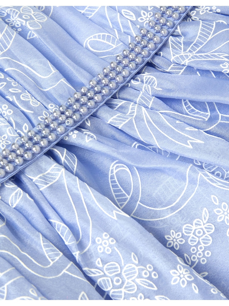 Monsoon Lily Floral Print Tiered Dress - Imaginea 5 din 5