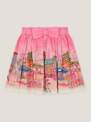 Monsoon Pink London Scene Print Skirt - Image 2 of 4