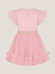 Monsoon Pink Bunny Sequin Disco Dress - Image 2 of 3