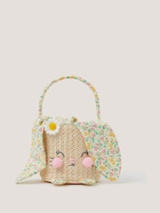 Monsoon Brown Flopsy Bunny Basket Bag - Image 1 of 4