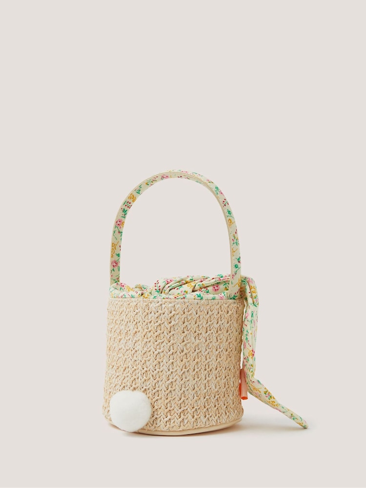 Monsoon Brown Flopsy Bunny Basket Bag - Image 2 of 4