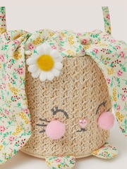 Monsoon Brown Flopsy Bunny Basket Bag - Image 3 of 4