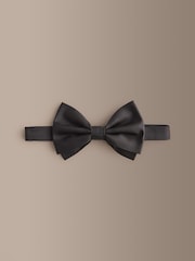 Black Signature Silk Bow Tie - Image 1 of 4