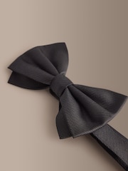 Black Signature Silk Bow Tie - Image 3 of 4