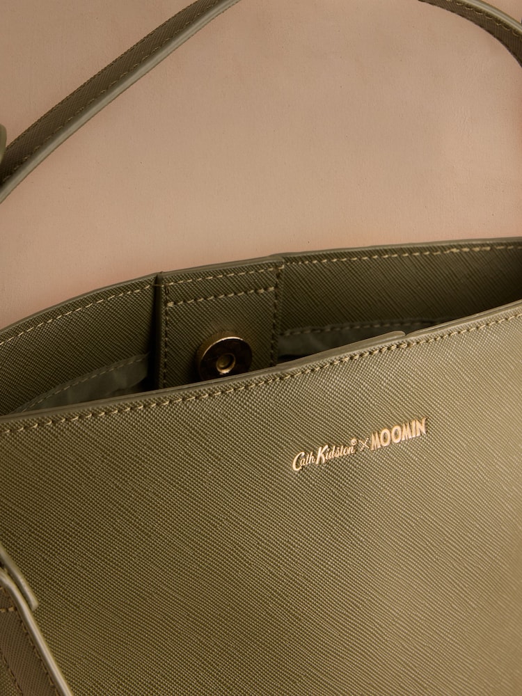 Cath Kidston Khaki Green Moomins Bucket Bag - Image 3 of 3 Cath Kidston Khaki Green Moomins Bucket Bag - Image 3 of 3