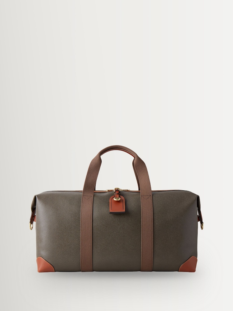 Mulberry Mole-Cognac Heritage Medium Clipper Scotchgrain Carryall Bag - Image 1 of 5
