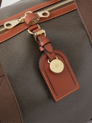 Mulberry Mole-Cognac Heritage Medium Clipper Scotchgrain Carryall Bag - Image 5 of 5