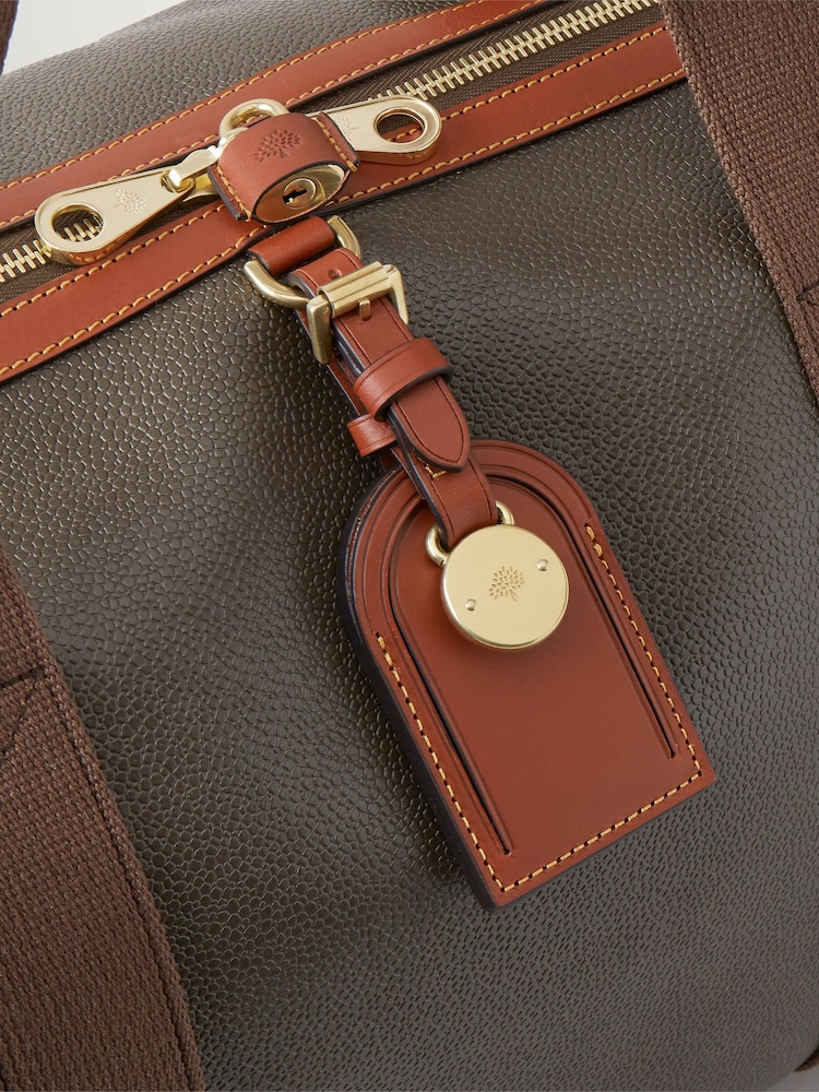Mulberry Mole-Cognac Heritage Medium Clipper Scotchgrain Carryall Bag - Image 5 of 5