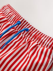 Red Stripe Printed Swim Shorts (3mths-7yrs) - Image 4 of 4