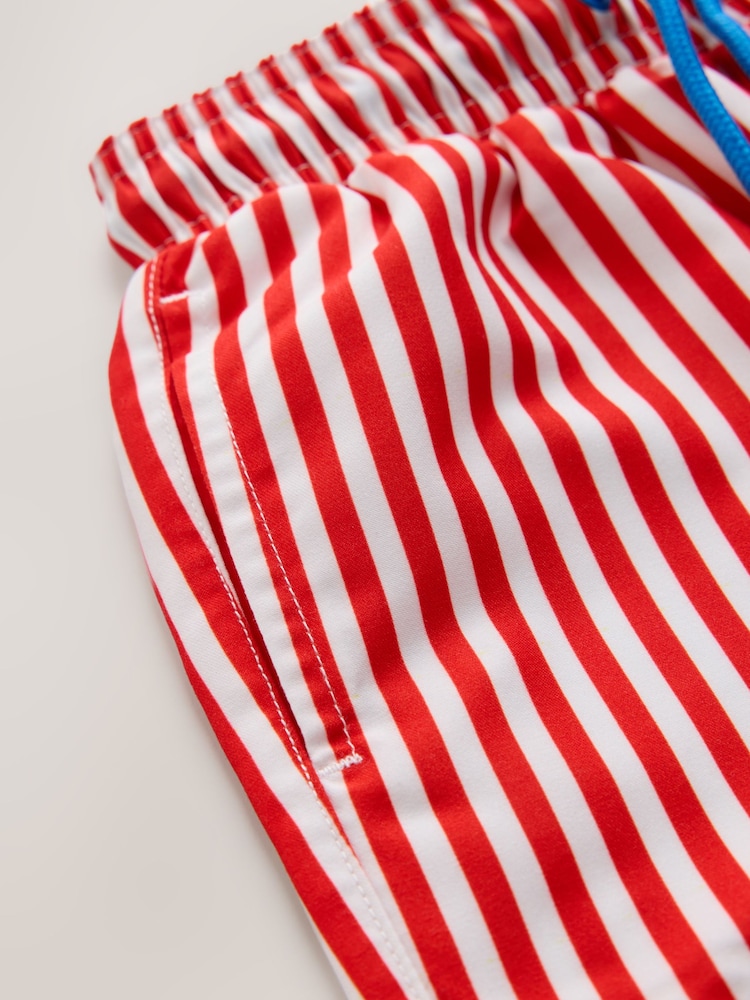 Red Stripe Printed Swim Shorts (3mths-7yrs) - Image 5 of 5 Red Stripe Printed Swim Shorts (3mths-7yrs) - Image 5 of 5